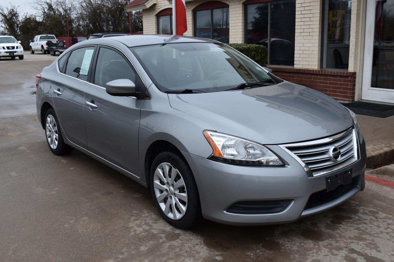 2014 Gray /Black Nissan Sentra S 6MT (3N1AB7AP6EY) with an 1.8L L4 SFI DOHC 16V engine, 6-Speed Manual transmission, located at 5925 E. BELKNAP ST., HALTOM CITY, TX, 76117, (817) 834-4222, 32.803799, -97.259003 - Deciding whether to buy a specific car model, such as the 2014 Nissan Sentra Sedan, depends on various factors, including your personal preferences, budget, and specific needs. Here are some considerations that might help you make a decision: Fuel Efficiency: The 2014 Nissan Sentra is known for its - Photo#5